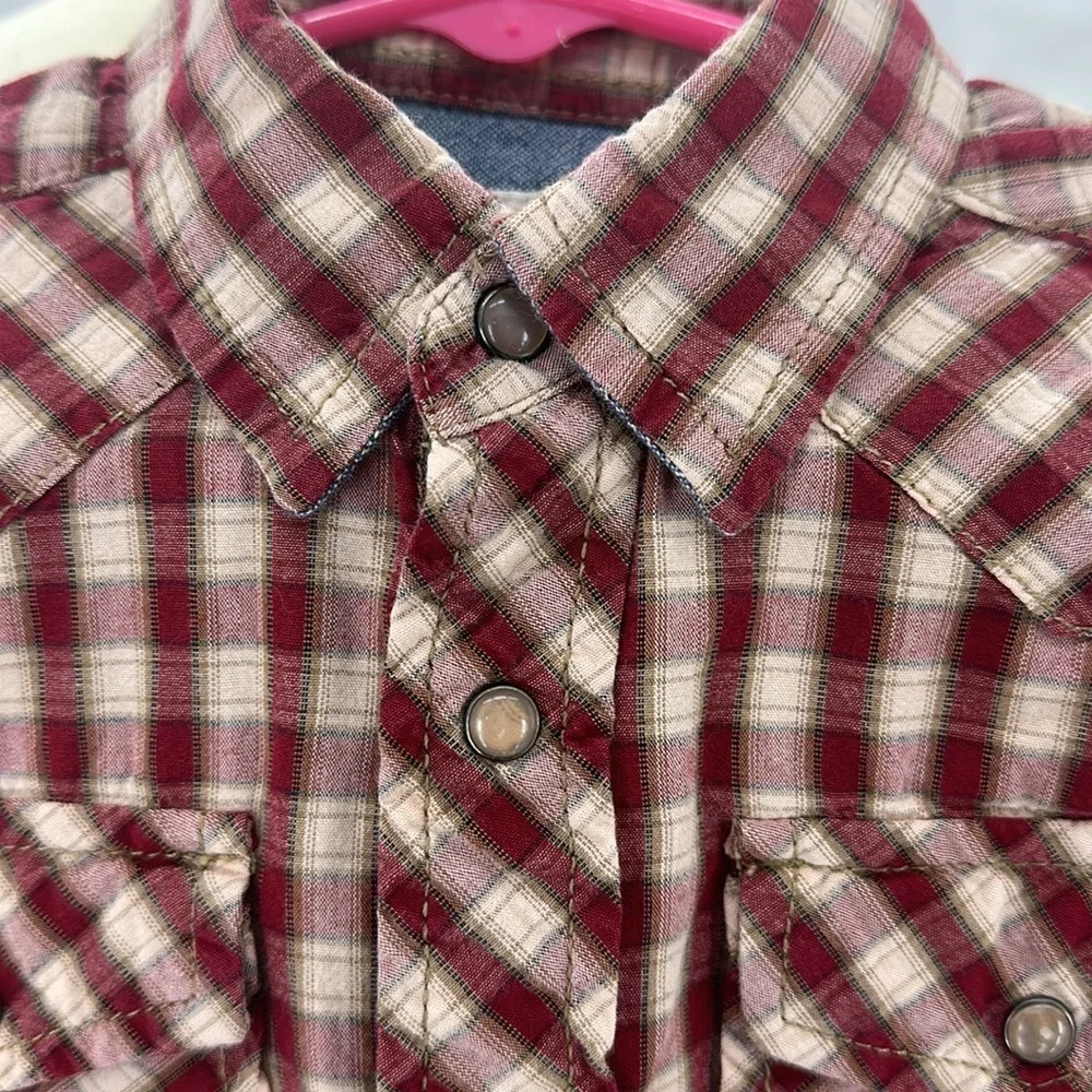 PD&C Boys‎ button down roll tab long sleeve 4t